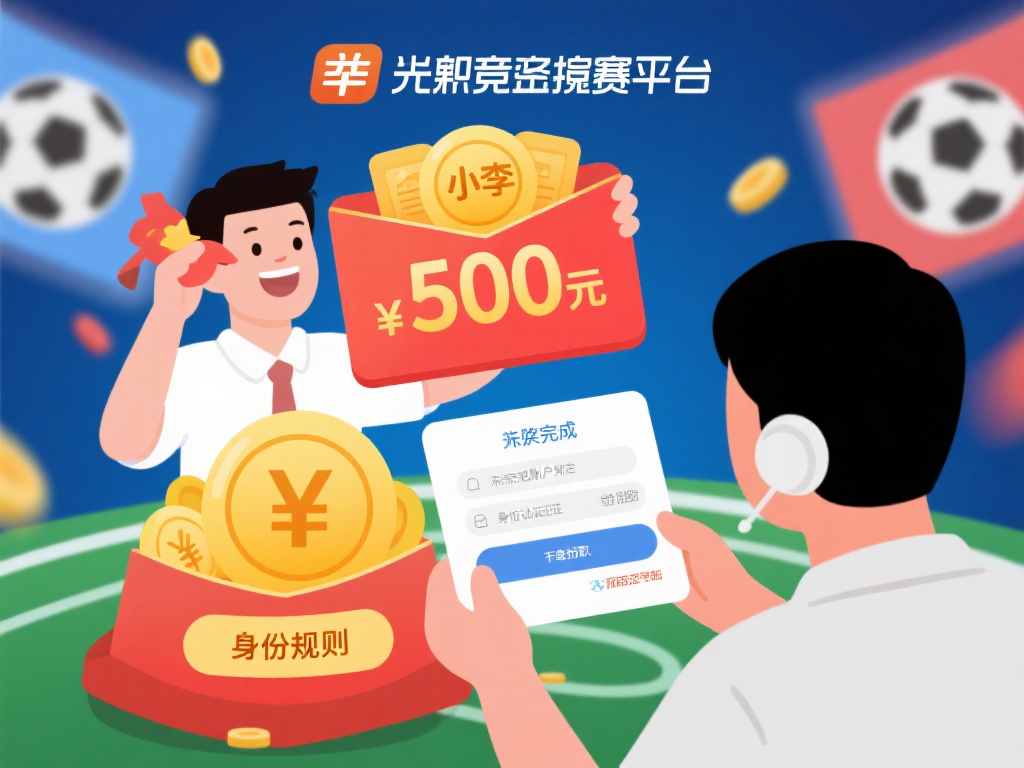 以某知名竞猜平台为例，小李在赢得一笔500元的奖金